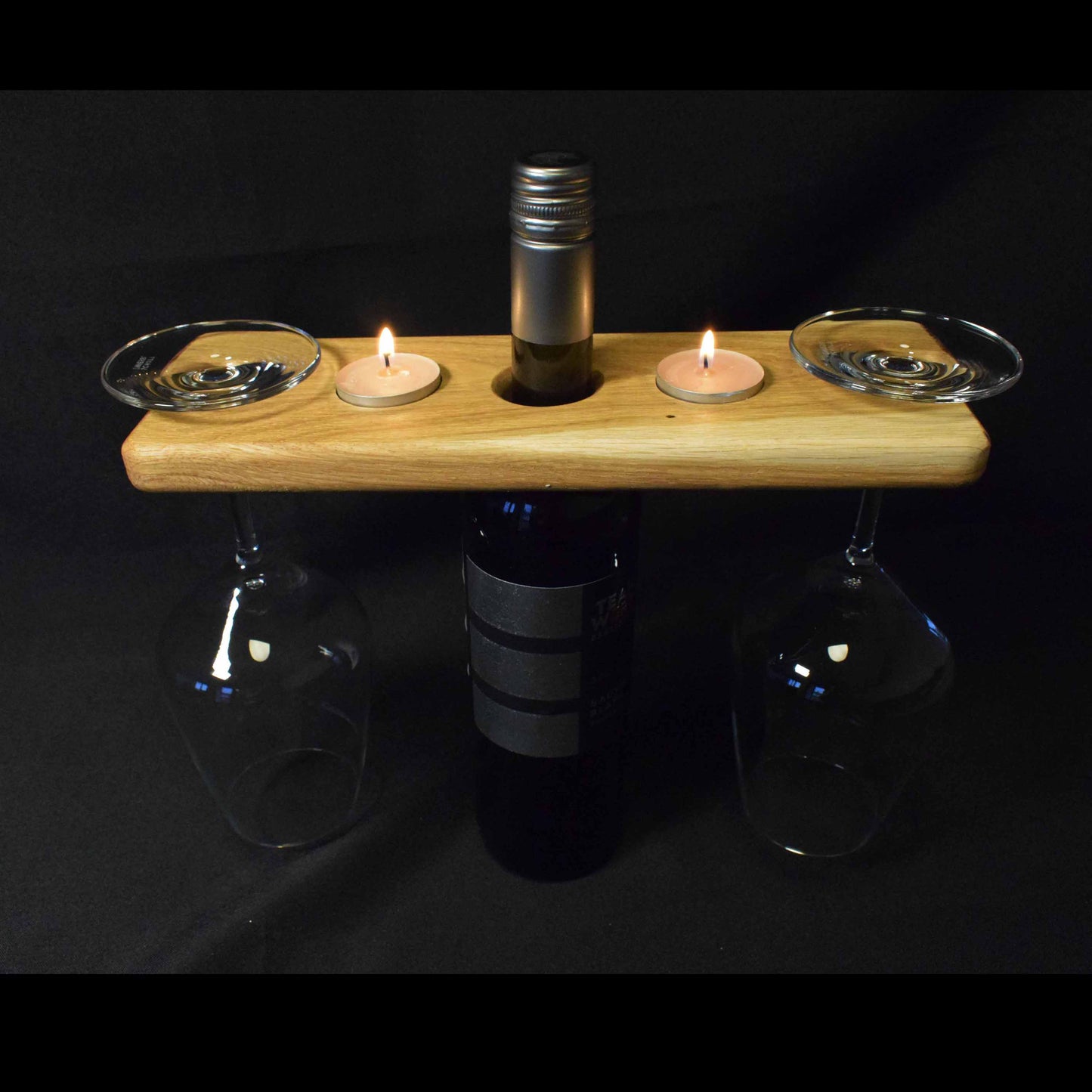 Weinhalterung Kerzenablage