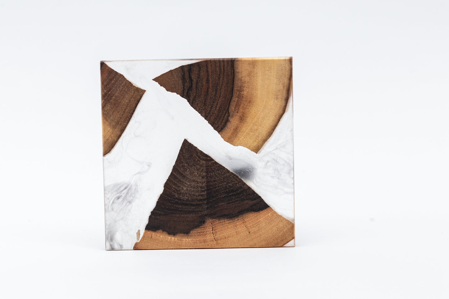Untersetzer Rechteckig Holz Epoxydharz